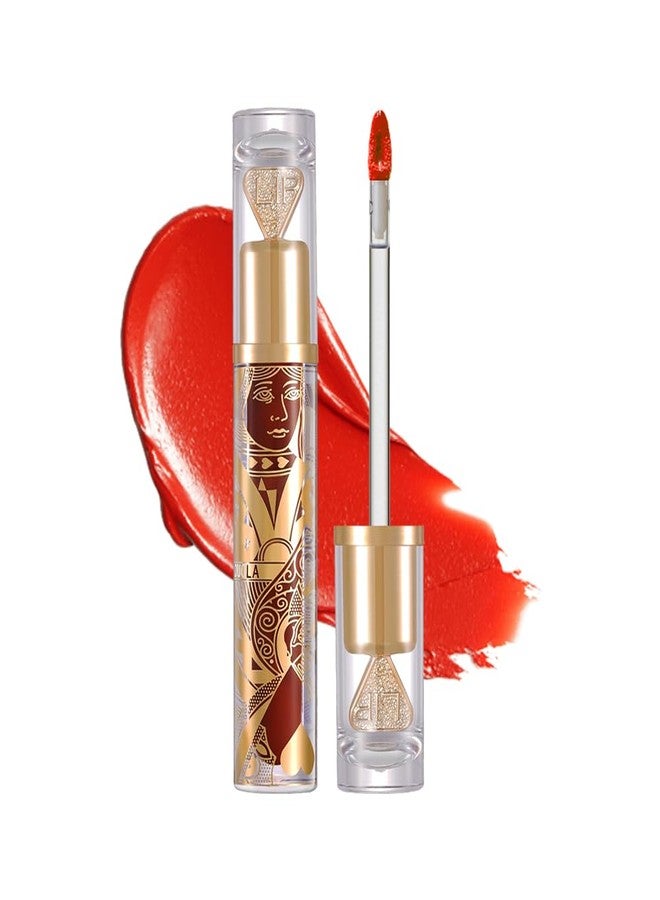 Hxssll Soft Matte Liquid Lipstick in Warm Coral Red, High Pigment Full Coverage Matte Lip Color, Waterproof Smudge-Proof Non-Transfer Lightweight Liquid Lipstick for Long-Wearing Everyday Makeup 79A - Image 1